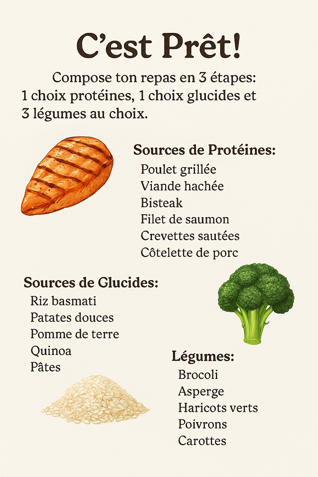 Compose ton repas